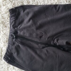 hip and bone harem style charcoal gray sweatpants jogger medium